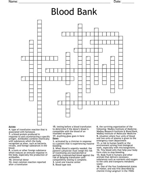 Answer T Y P E O Share the Answer Related Clues. . Versatile blood donor crossword clue